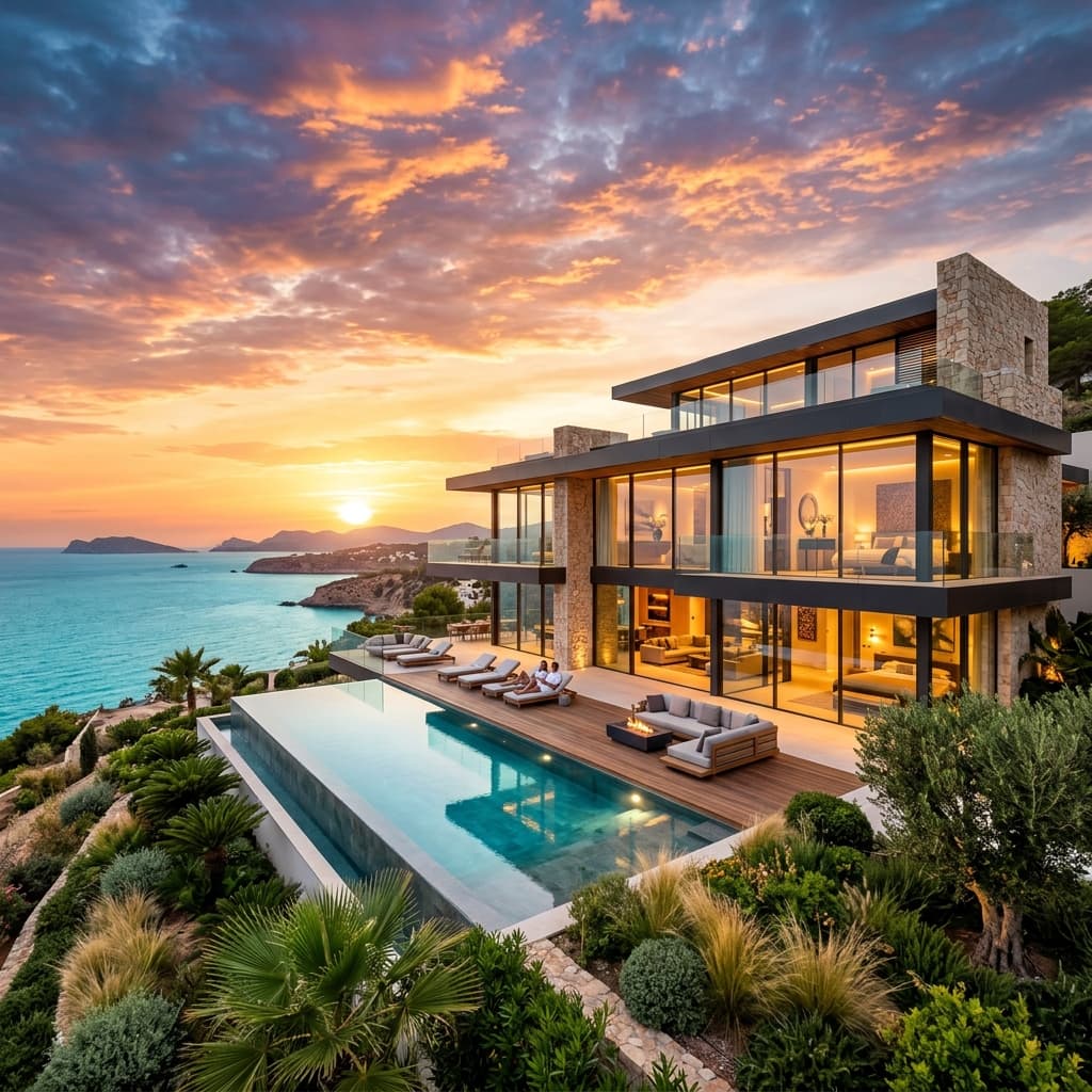 Luxury premium property with modern architectural design